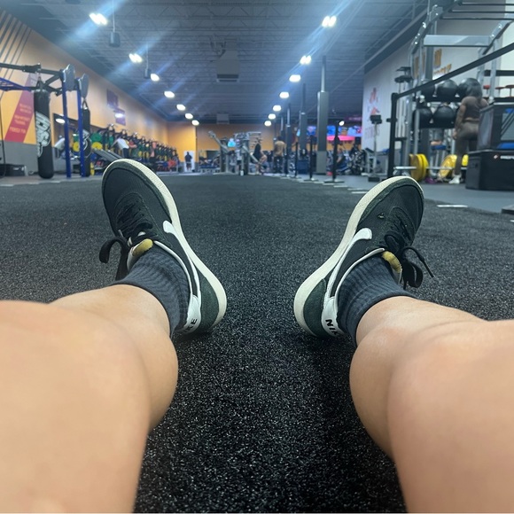 Other - Black gym socks and Nike gym shoes size 7.5